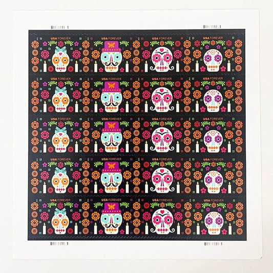 2021 Day of the Dead Forever First Class Postage Stamps