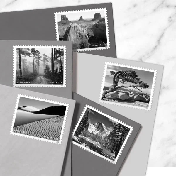 2024 Ansel Adams Landscape Stamps Forever First Class Postage Stamps