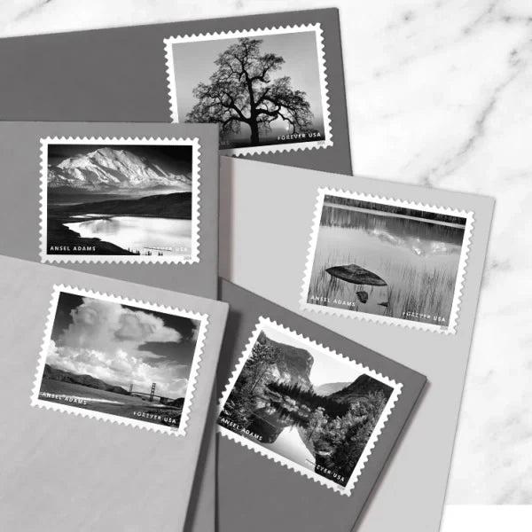 2024 Ansel Adams Landscape Stamps Forever First Class Postage Stamps