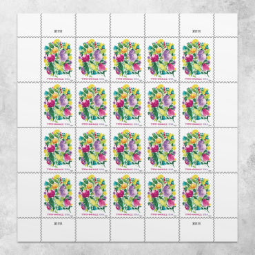 2024 Wedding Blooms Two Ounce Forever First Class Postage Stamps