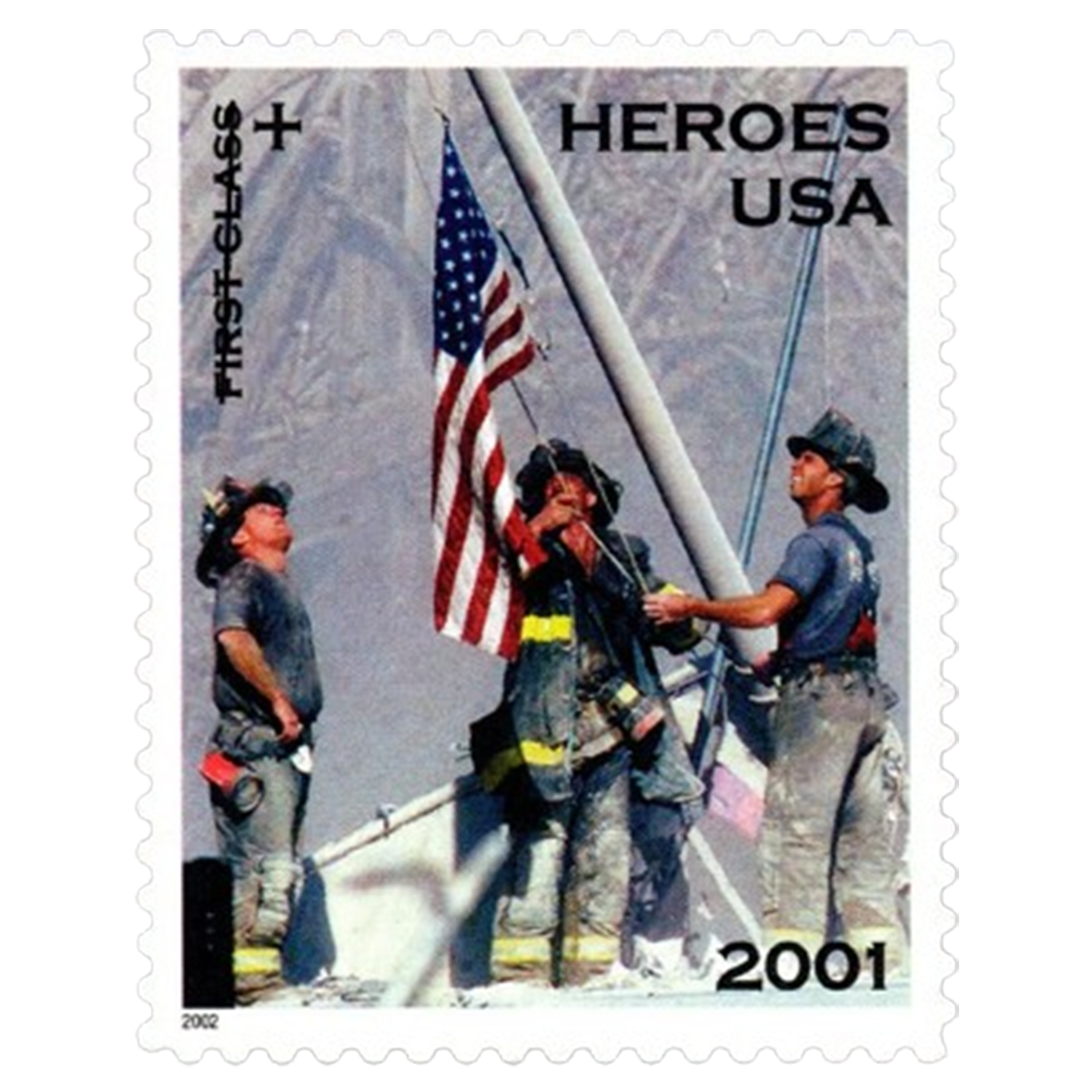 2001 US America Responds First Class Postage Stamps