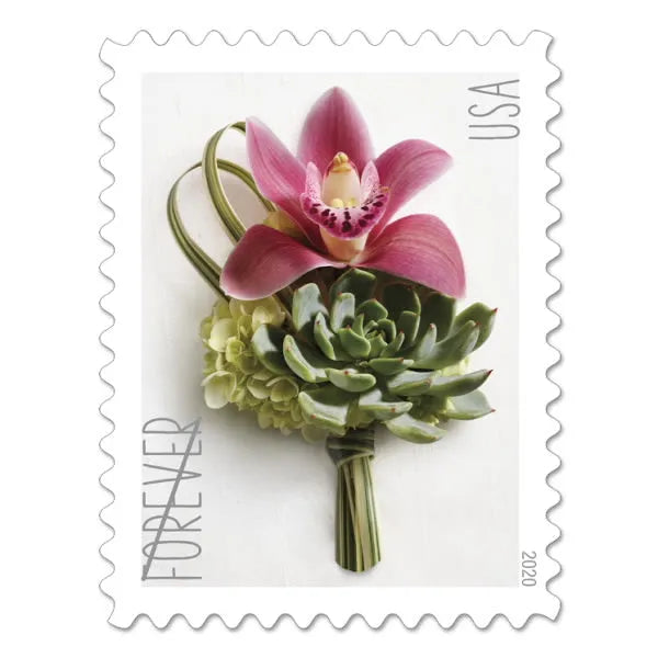 2020 Contemporary Boutonniers Forever First Class Postage Stamps