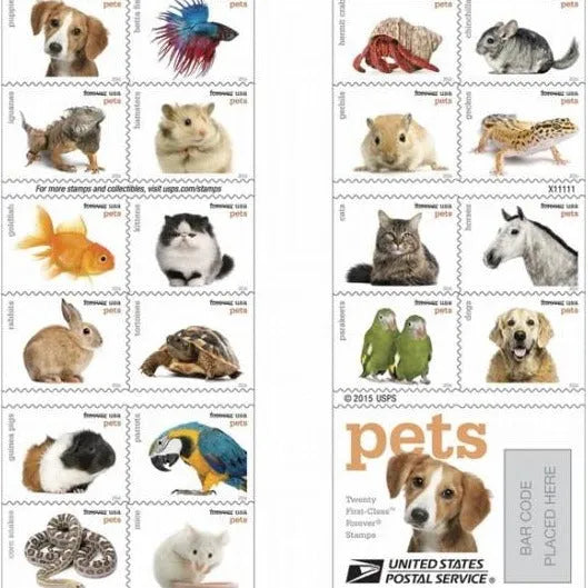 2016 Animals Forever First Class Postage Stamps